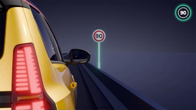 Geschwindigkeitswarnung mit Verkehrszeichenerkennung